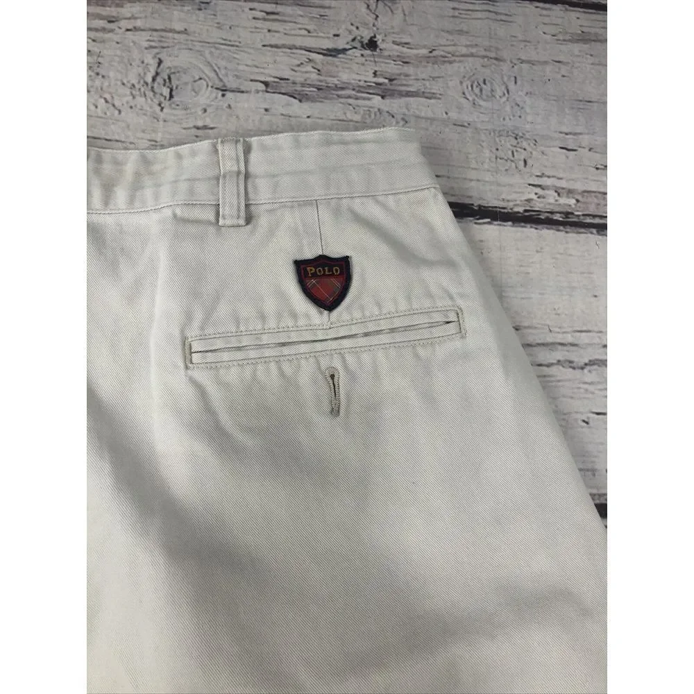 Ralph Lauren Polo Golf Mens 34 Tan Pleated Front Pockets Fairway Shorts‎ Classic - Picture 11 of 11